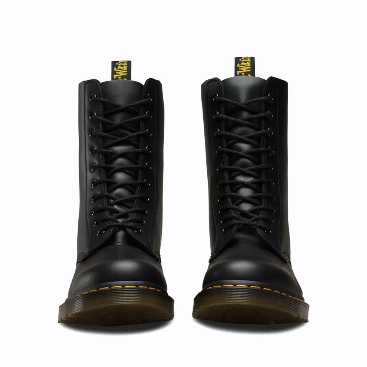 1490 10 Eye Boot - Black