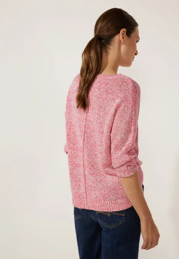 302410- Pink Knitted Jumper - Street One