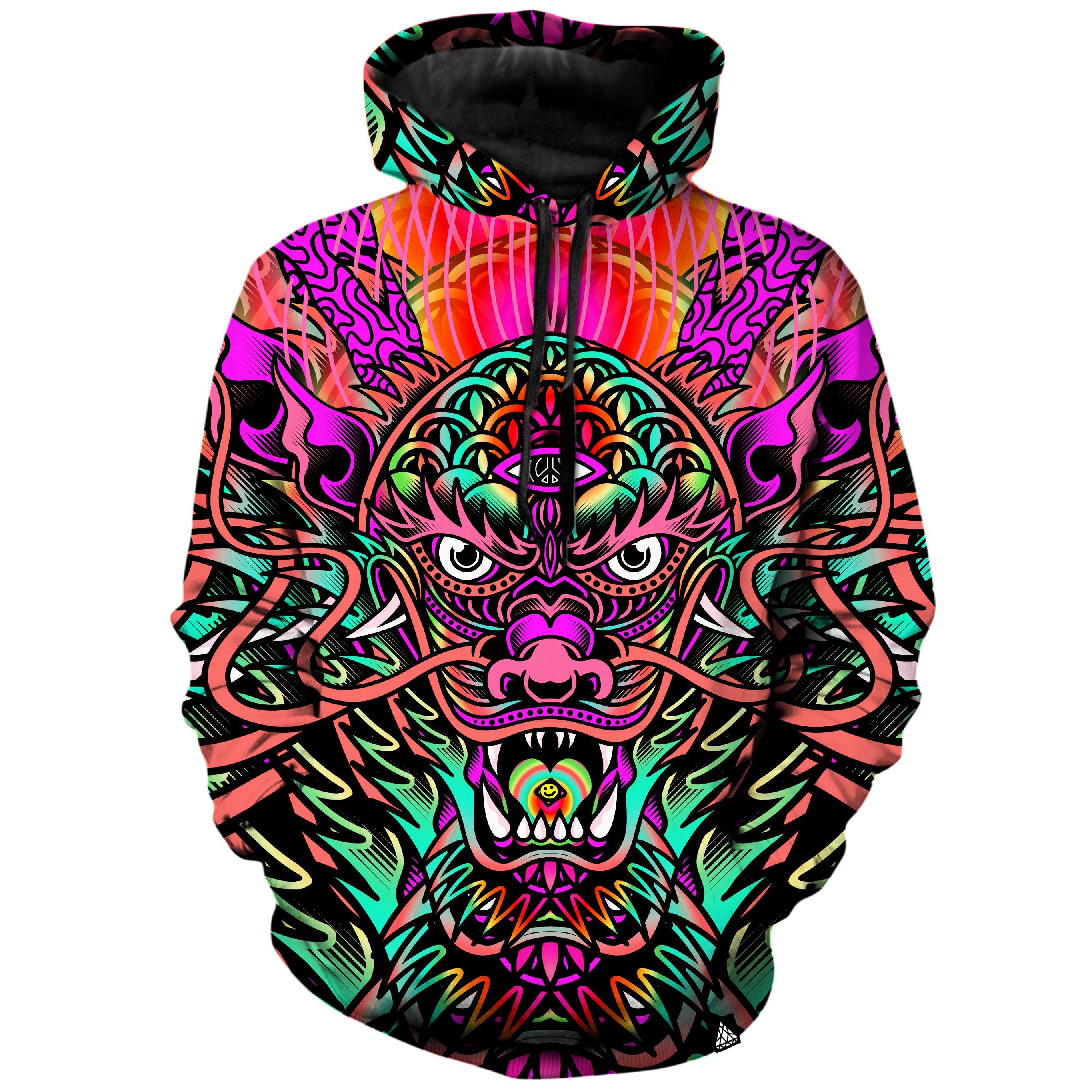 ACID DRAGON GLOW HOODIE