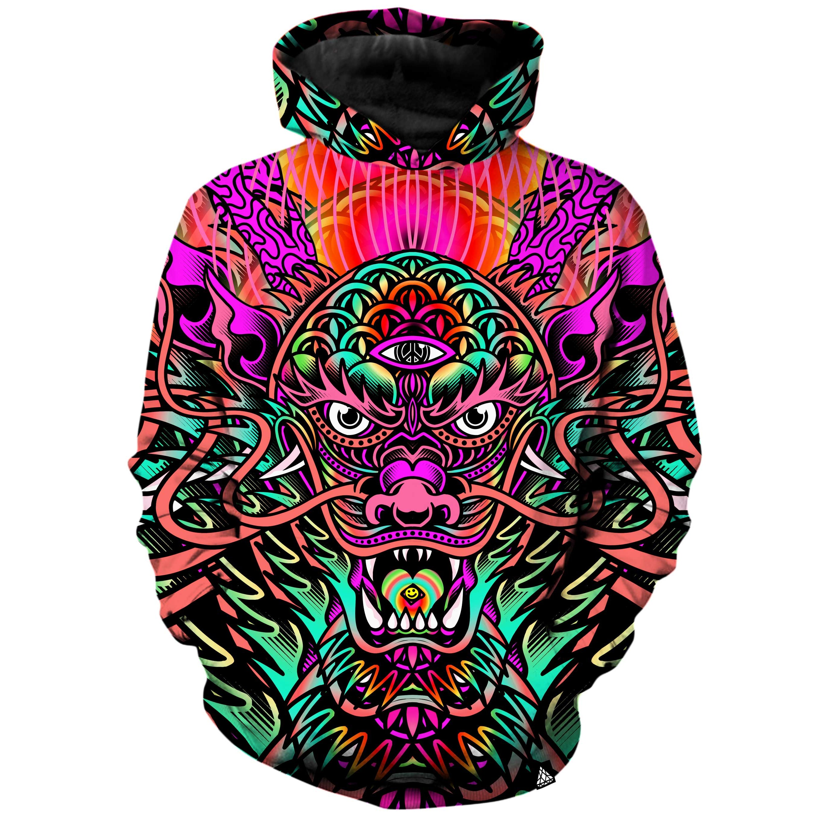 ACID DRAGON GLOW HOODIE