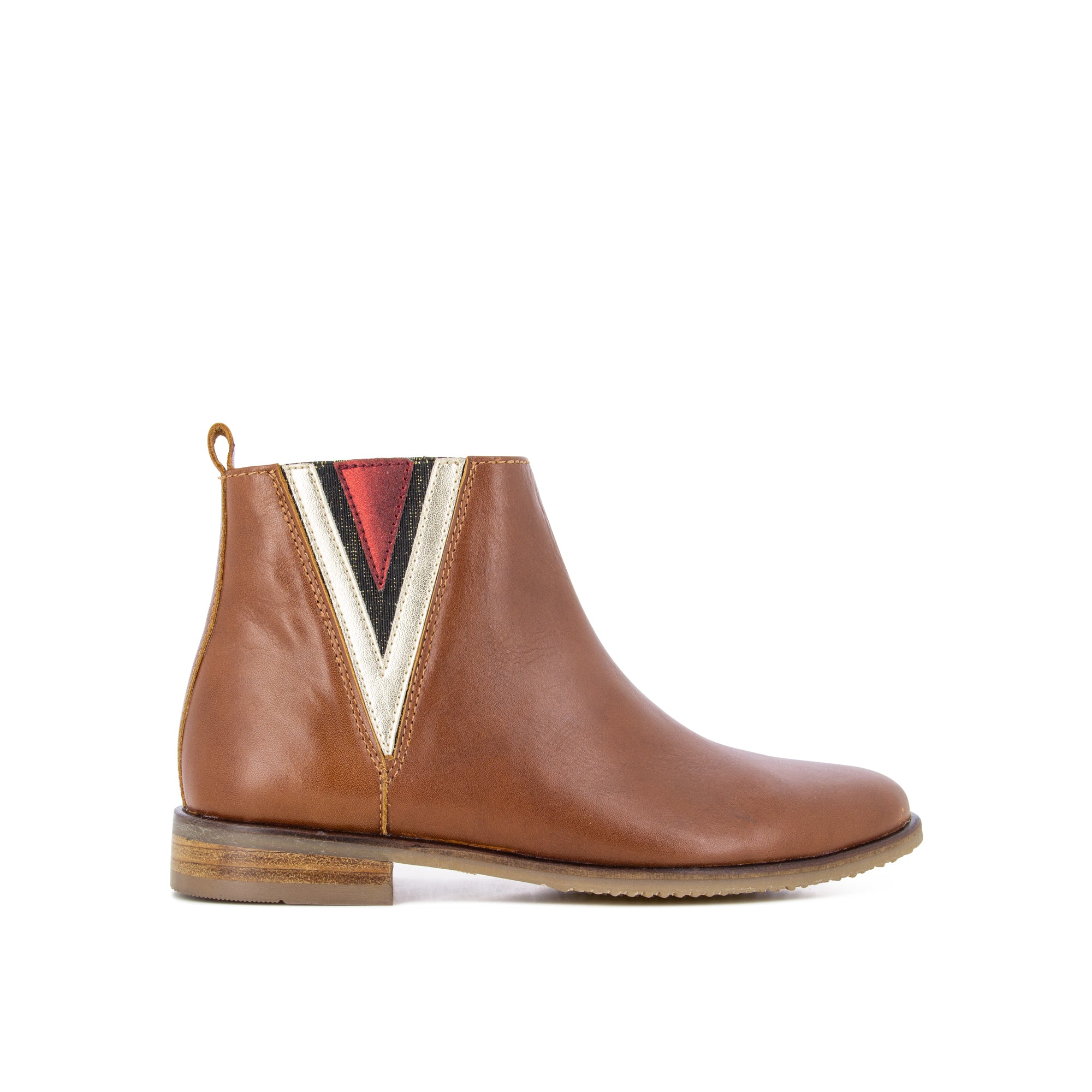 ADOLIE ODEON DELTA camel bottines