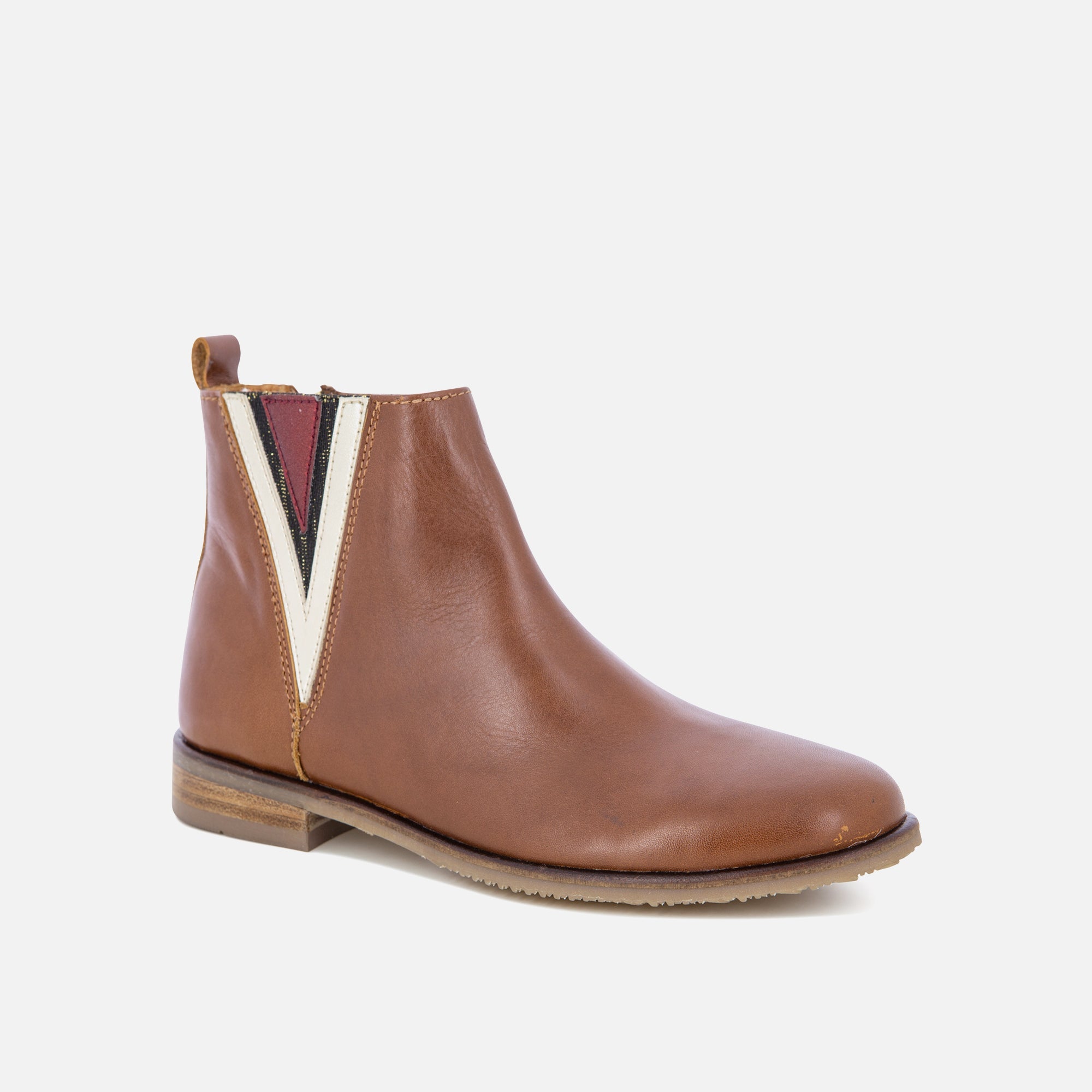 ADOLIE ODEON DELTA camel bottines