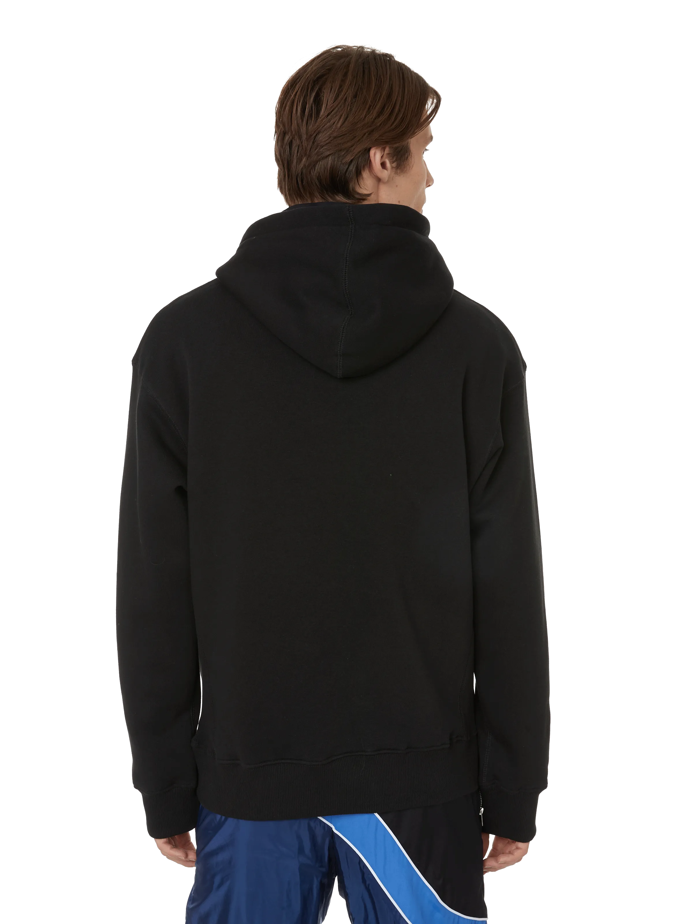 AHLUWALIA  Printed hoodie - Black