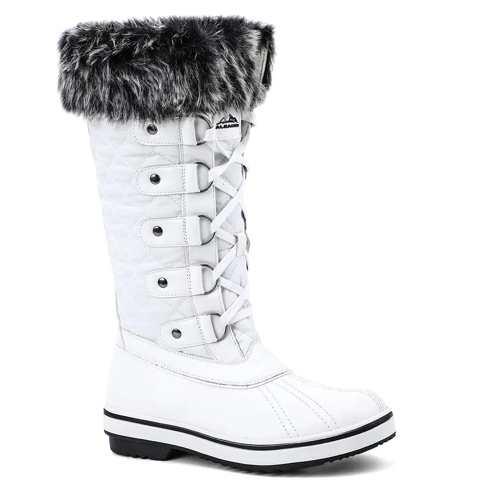 Aleader Womens Cold Weather Winter Boots, Waterproof Snow Boots, Fashion Booties, All-day Comfort, Warm