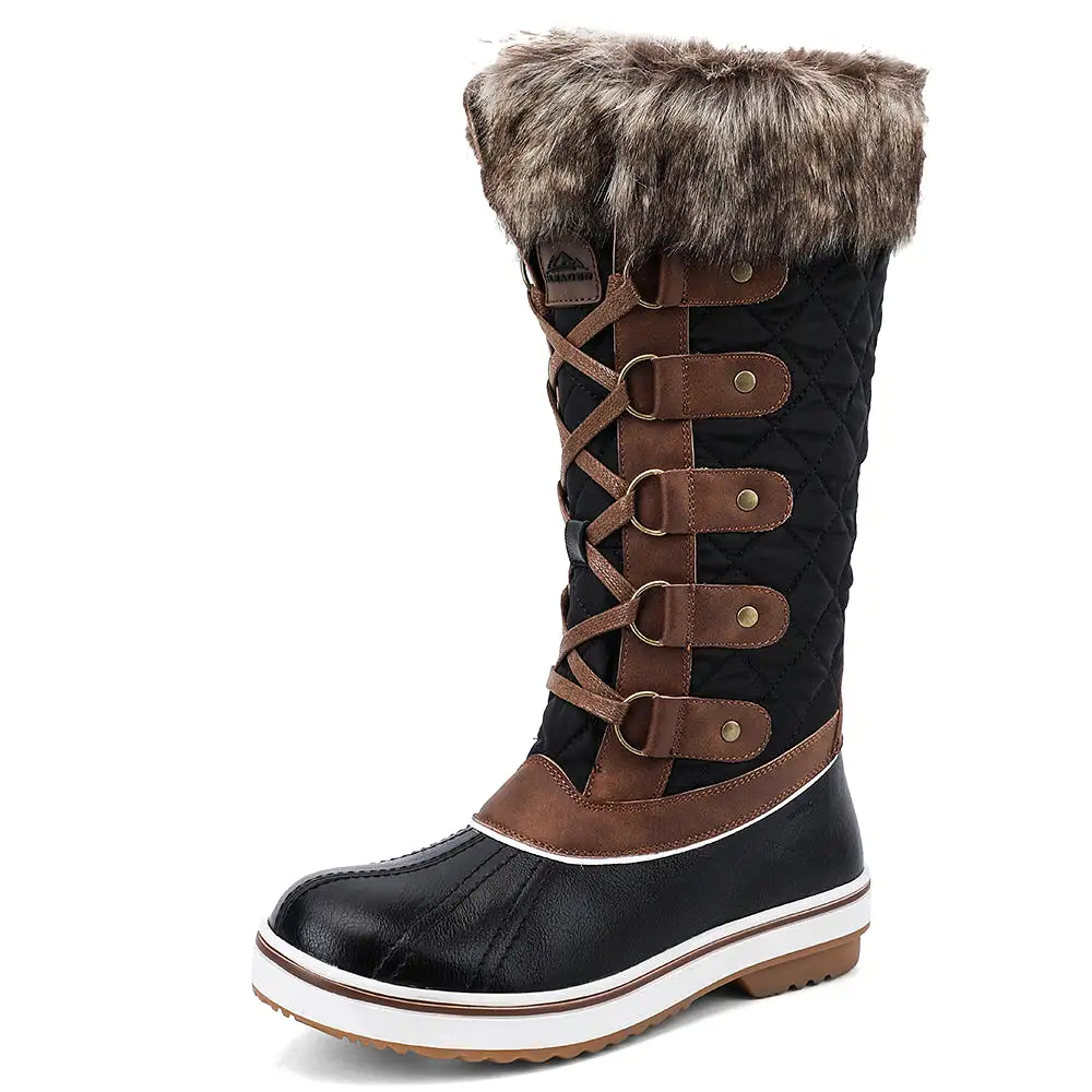 Aleader Womens Cold Weather Winter Boots, Waterproof Snow Boots, Fashion Booties, All-day Comfort, Warm