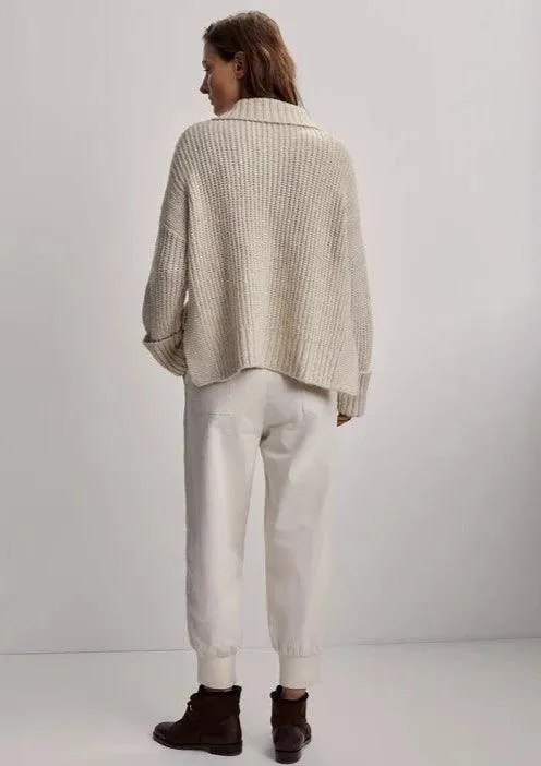 Amelia Half Zip Knit Sweater