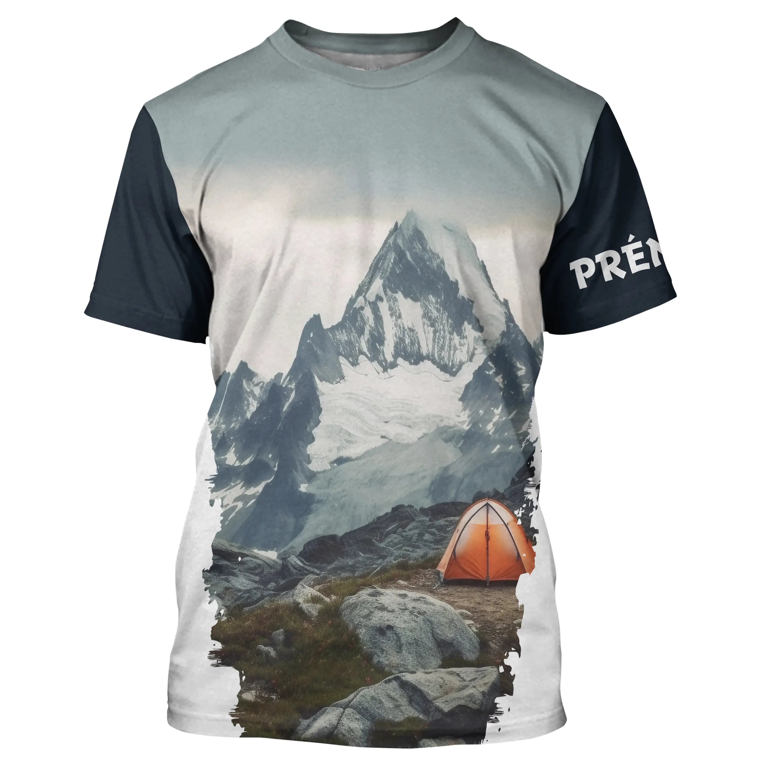 Aventure Alpine Sublime – T-Shirt Imprimé 3D Camping Et Randonnée - CT20022460