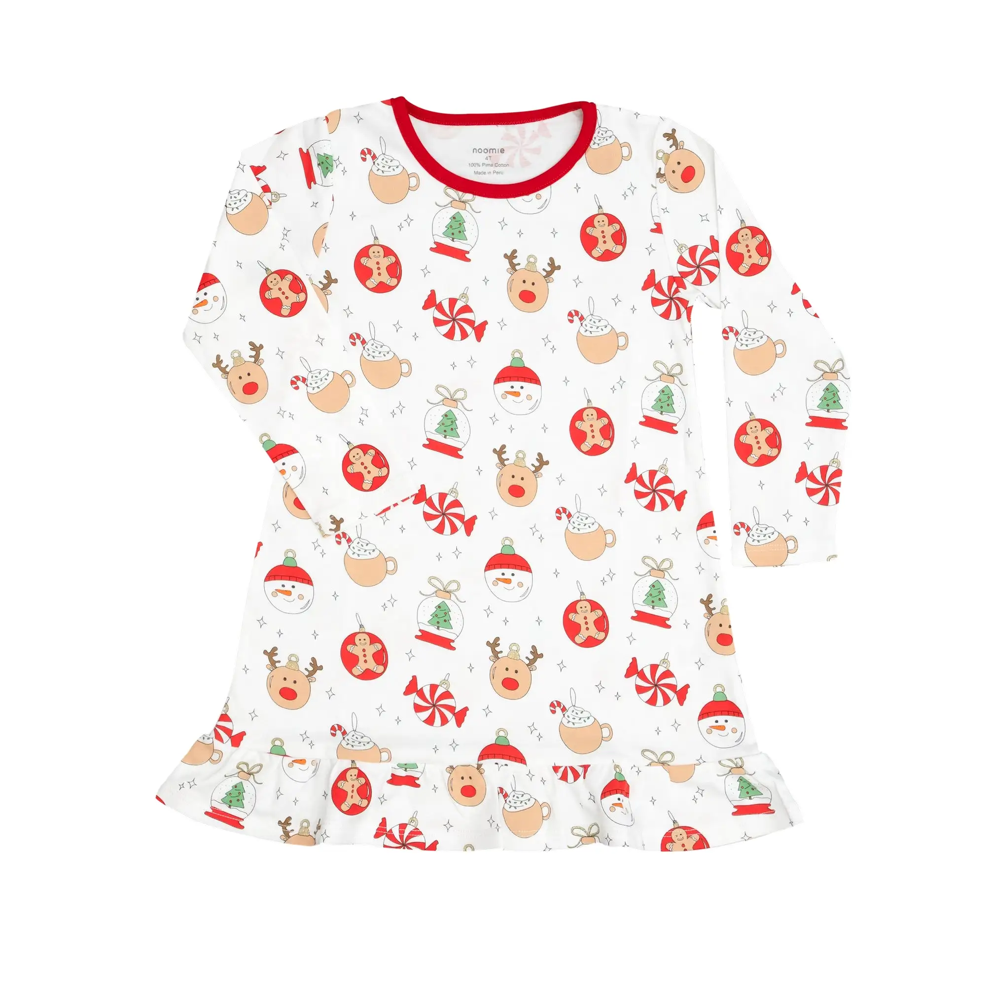 Baby Noomie - Christmas Ornaments Dress