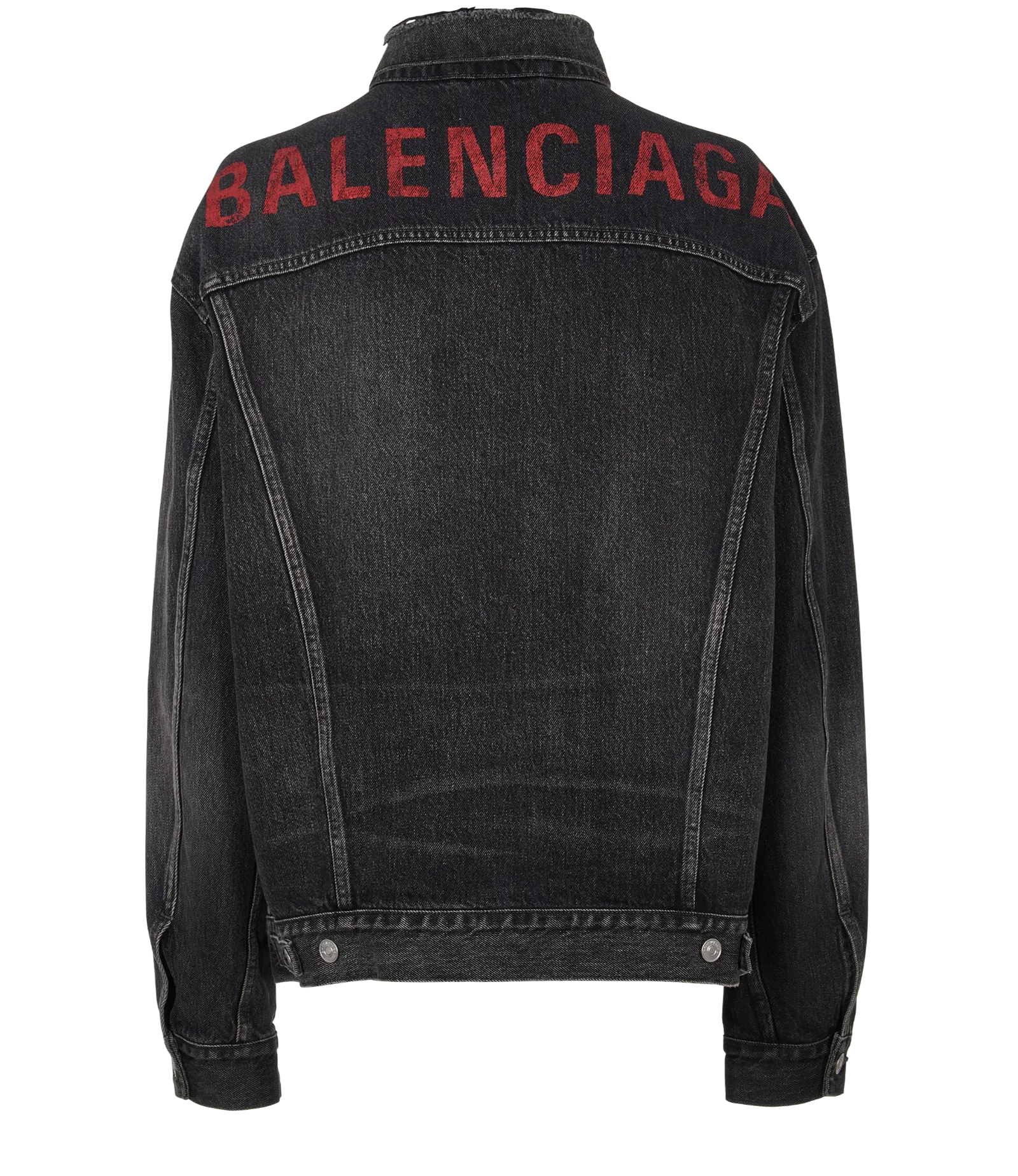 Balenciaga Distressed Denim Jacket