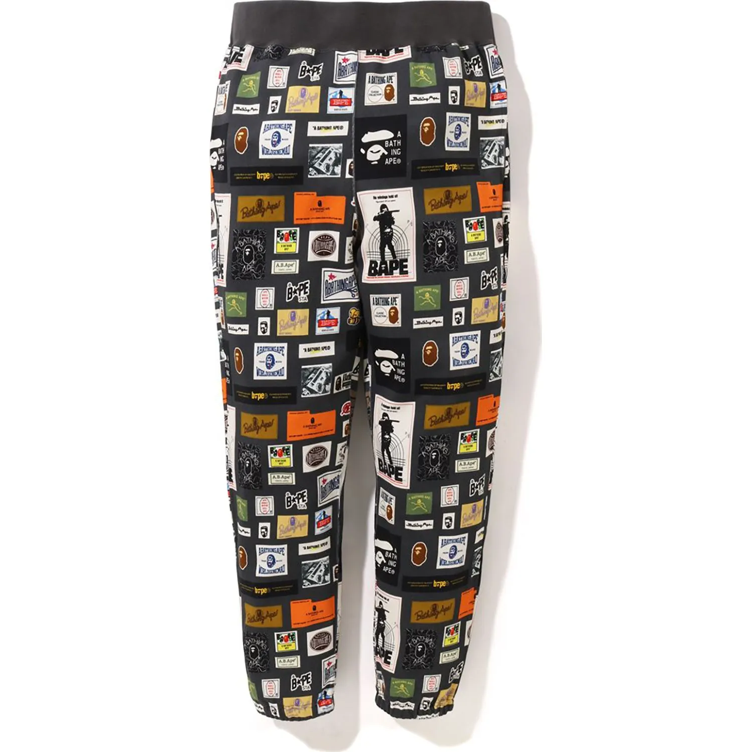 BAPE MULTI LABEL SWEAT PANTS MENS