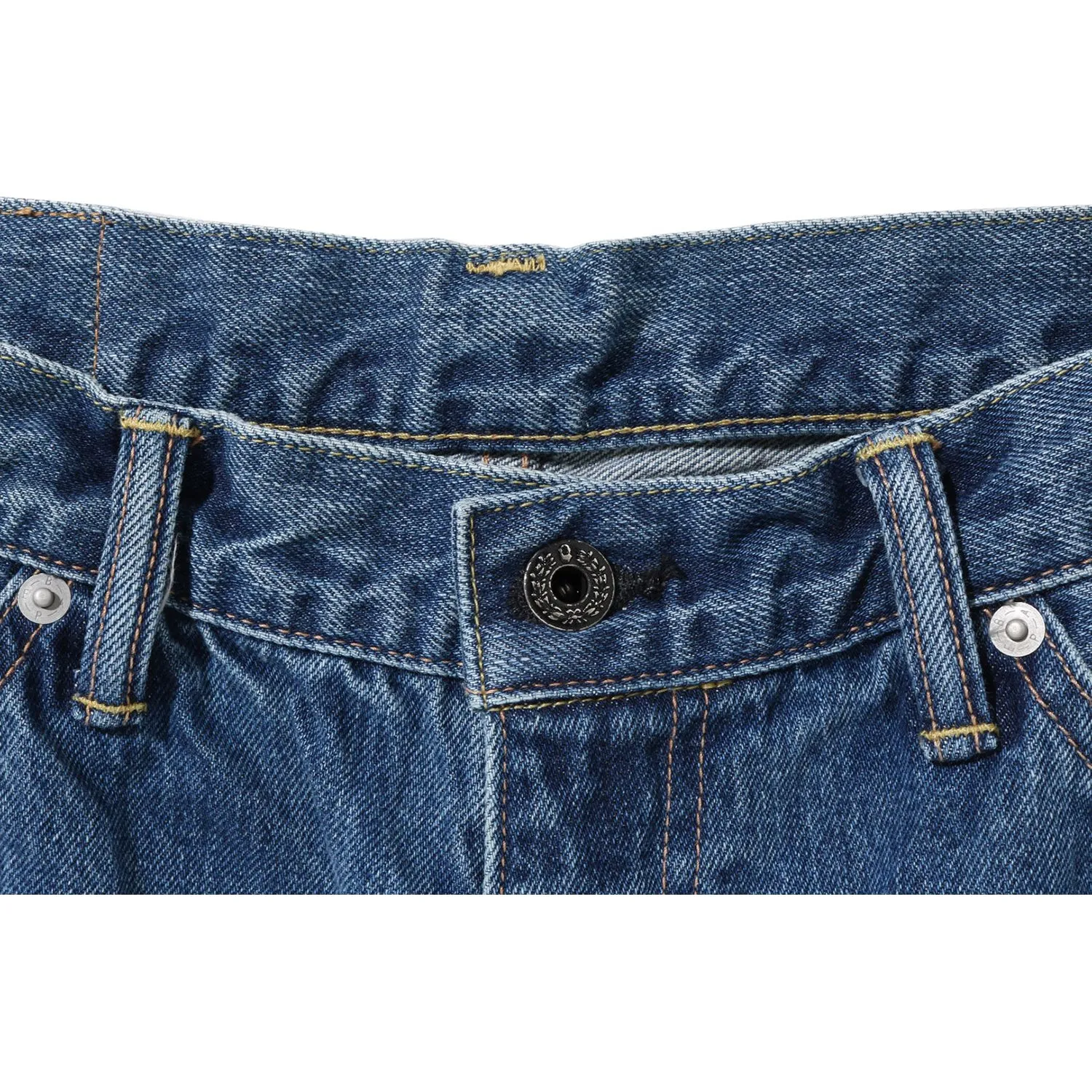 BAPE RELAXED FIT DENIM PANTS MENS