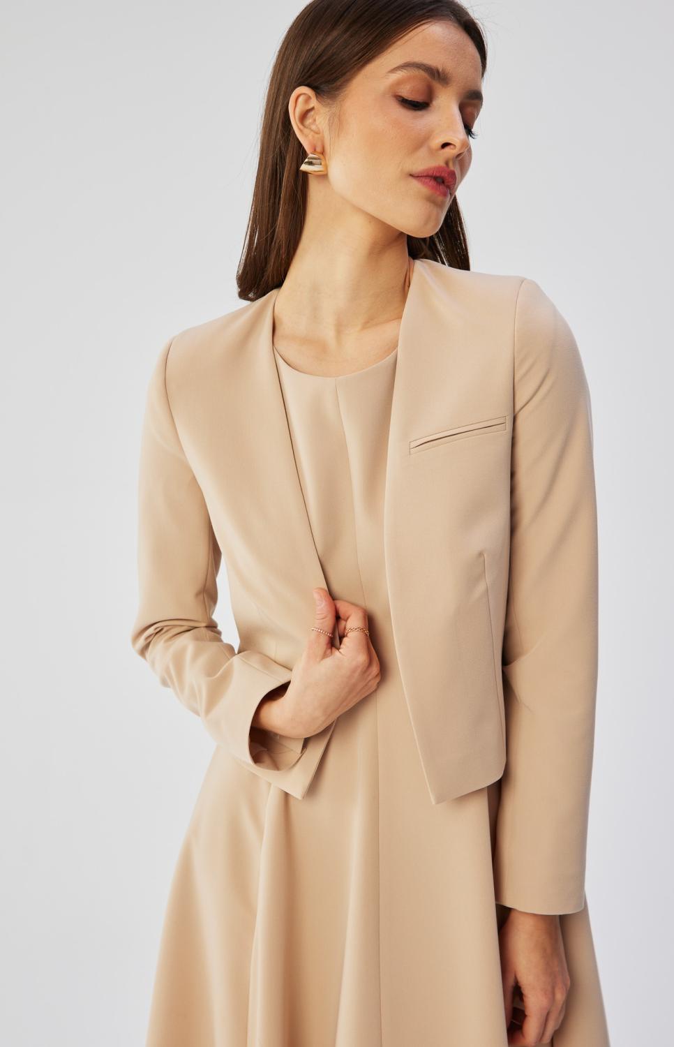 Beige woman jacket