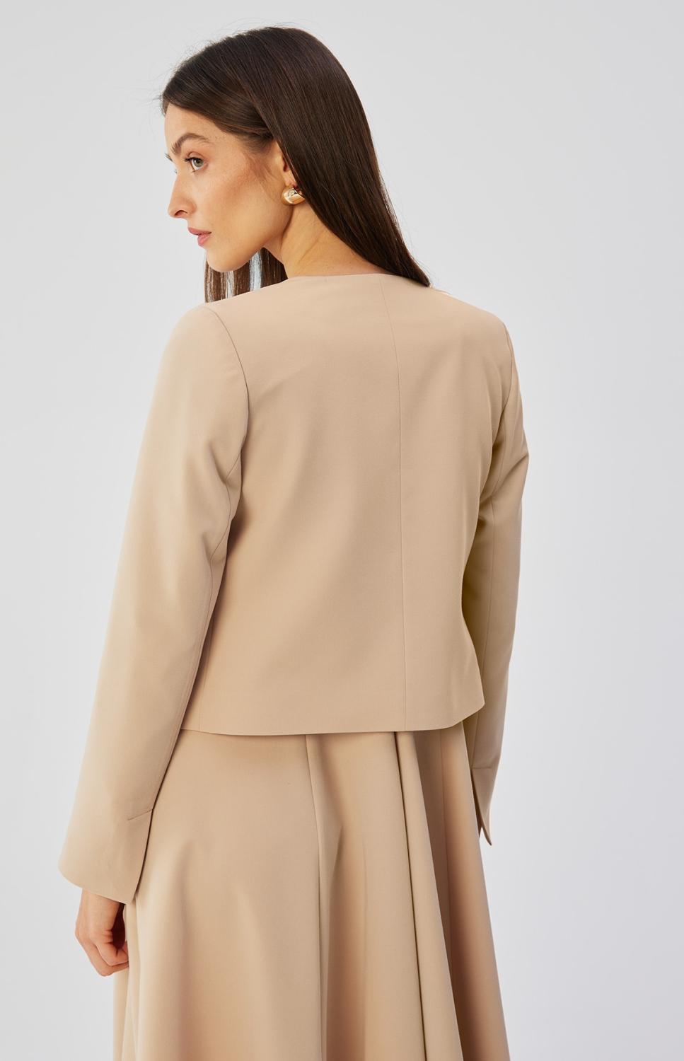 Beige woman jacket