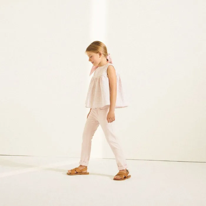 Bonpoint Child Twiggy Pants Pale Pink