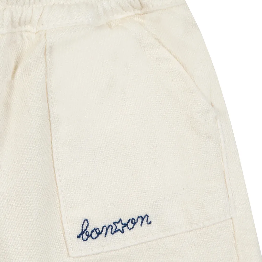 Bonton Baby Darius Pants Ecru Cream