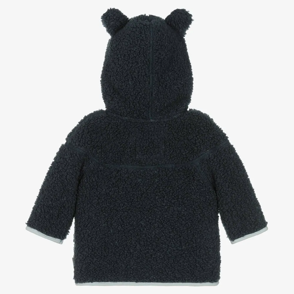 Boys Blue Teddy Fleece Jacket