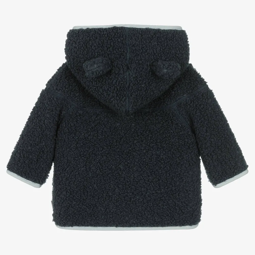 Boys Blue Teddy Fleece Jacket