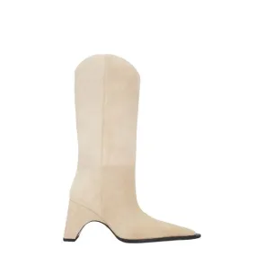 Bridge Cowboy Boots - Beige