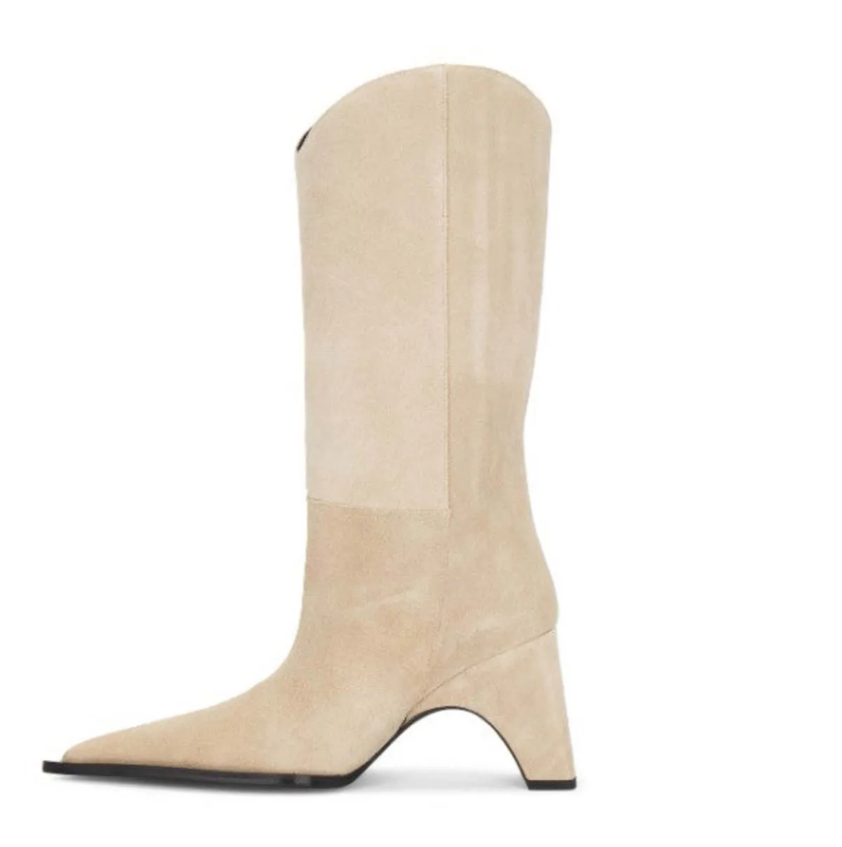 Bridge Cowboy Boots - Beige