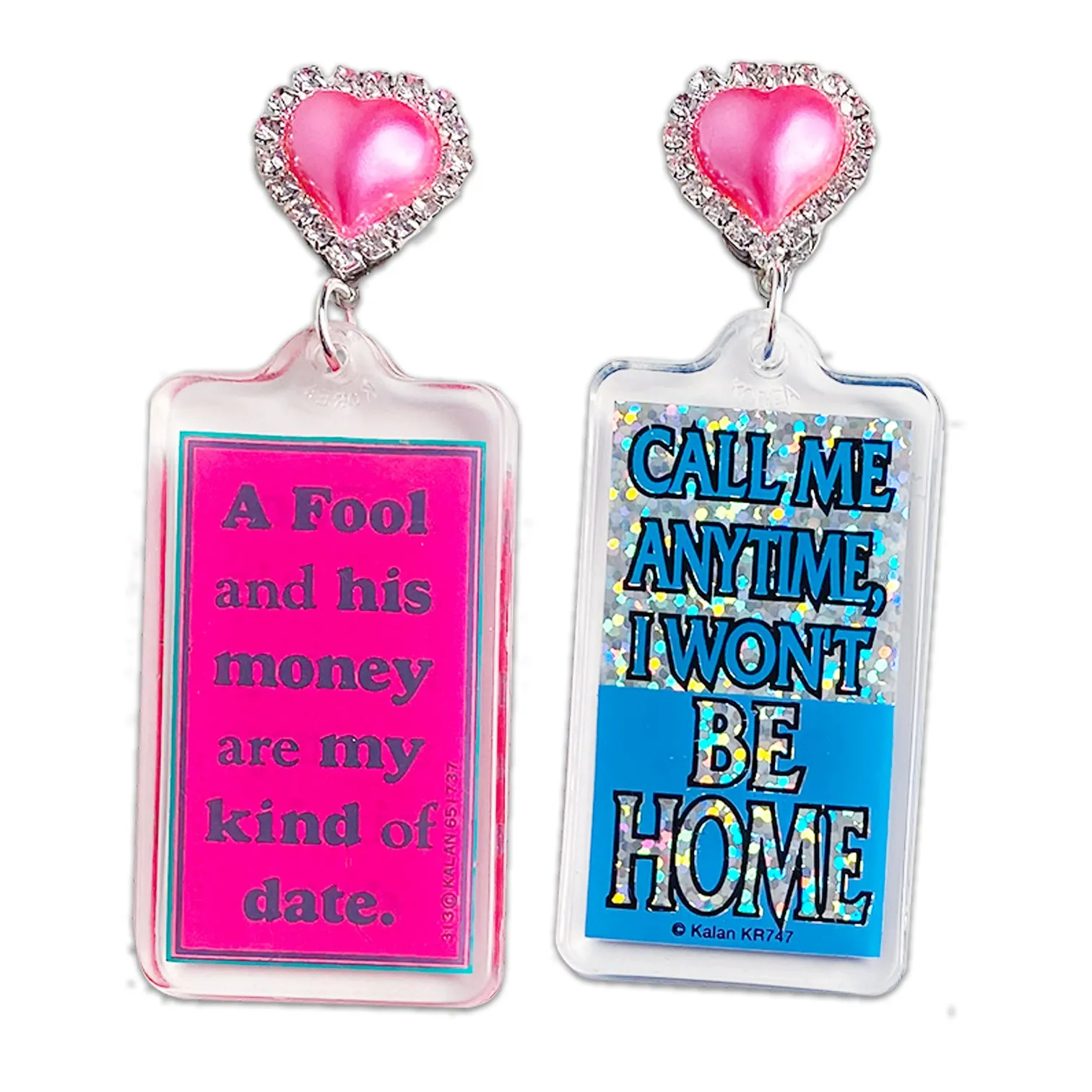 Call Me 80's Keychain Earrings