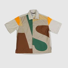 CECIL TANGRAM SHIRT KHAKI