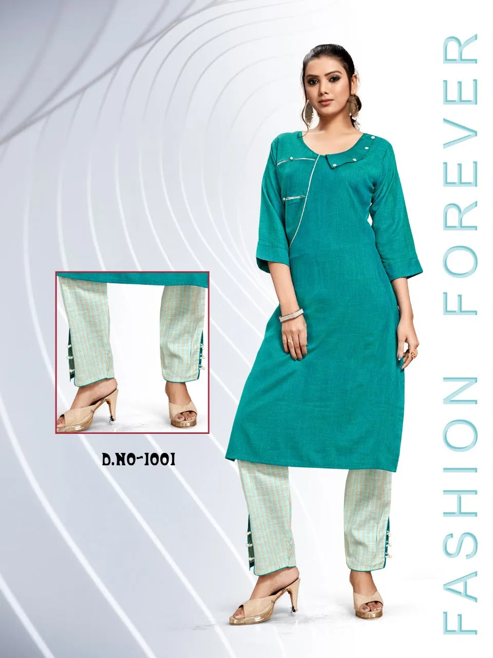 Channel 9 Presents Vivana Rayon Fancy Designer Kurtis And Pants