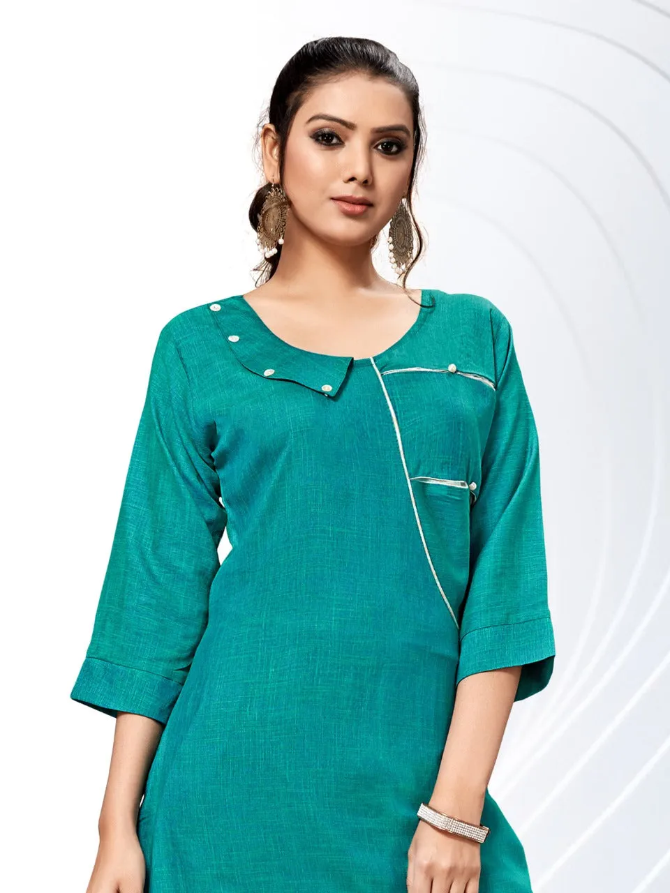 Channel 9 Presents Vivana Rayon Fancy Designer Kurtis And Pants