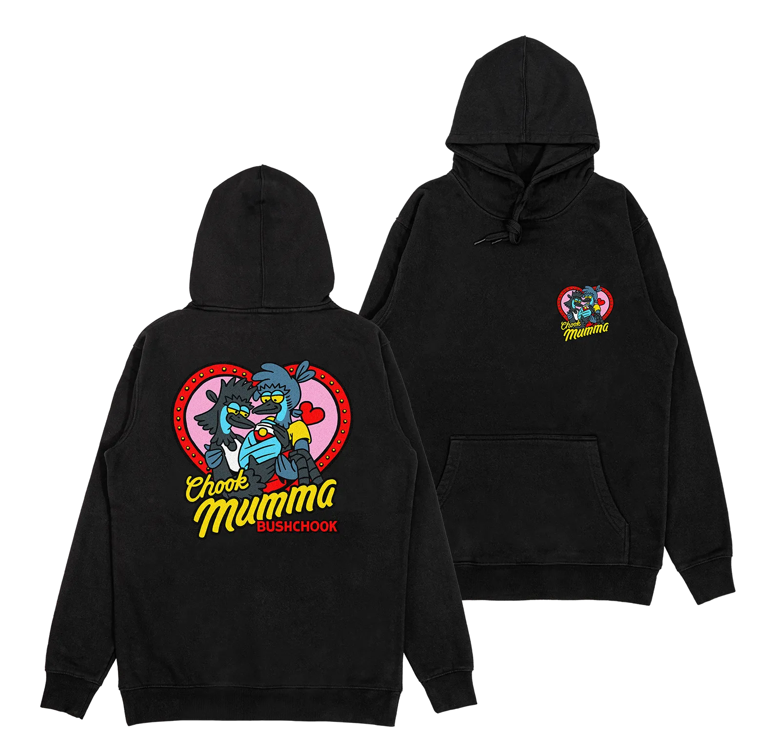 Chook Mumma Hoodie Black