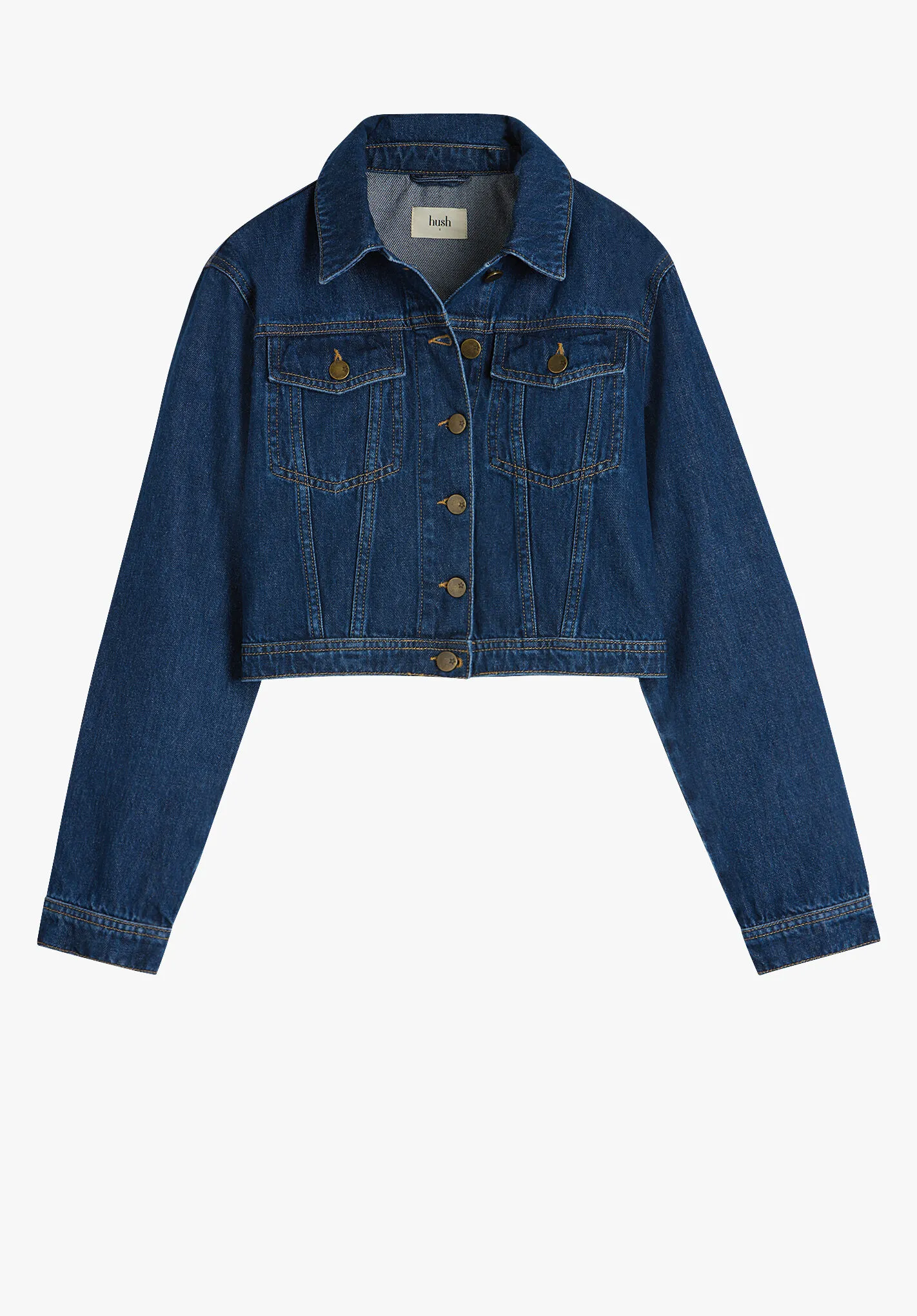 Ciara Cropped Denim Jacket