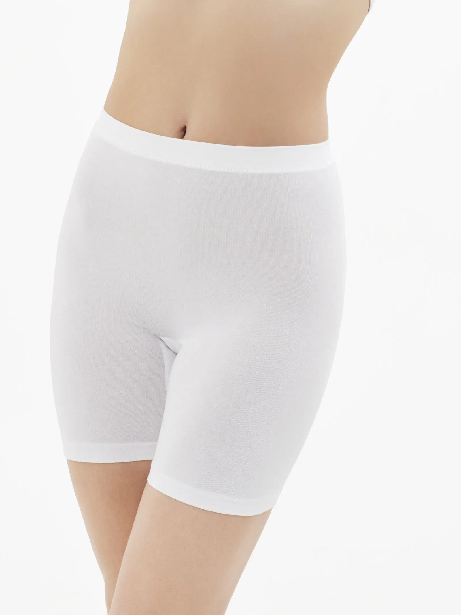 Comfort - Pants in cotone elasticizzato - Nudo