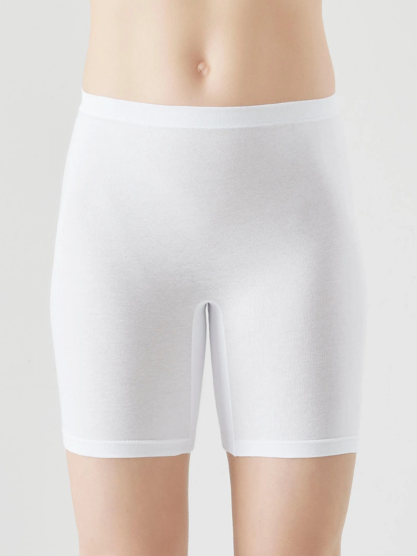 Comfort - Pants in cotone elasticizzato - Nudo