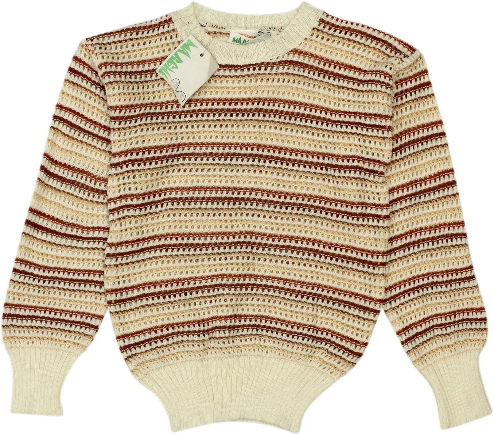 Cream See Trought Sweater | ThriftTale