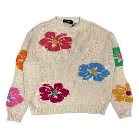 Dsquared2 Floral Knit Sweater