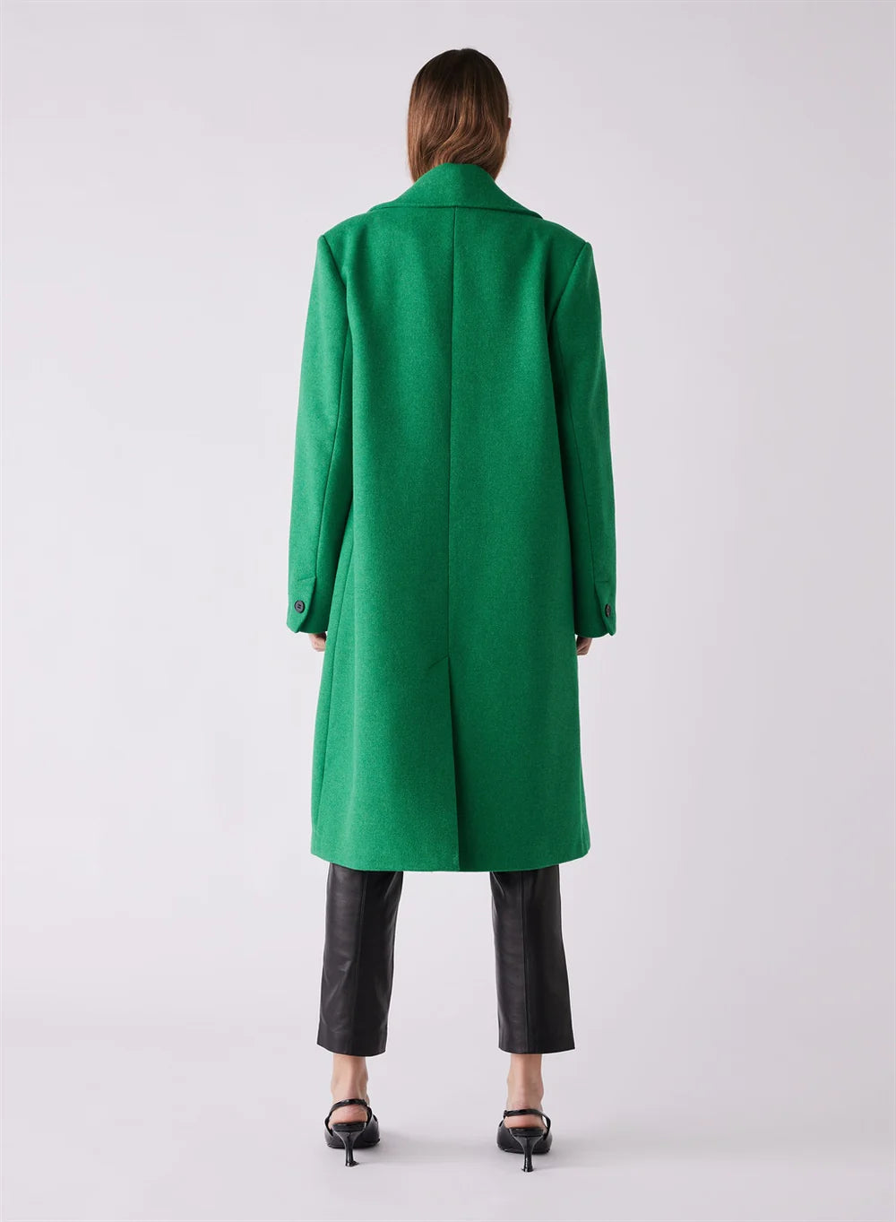 ESMAEE BOULEVARD COAT EMERALD