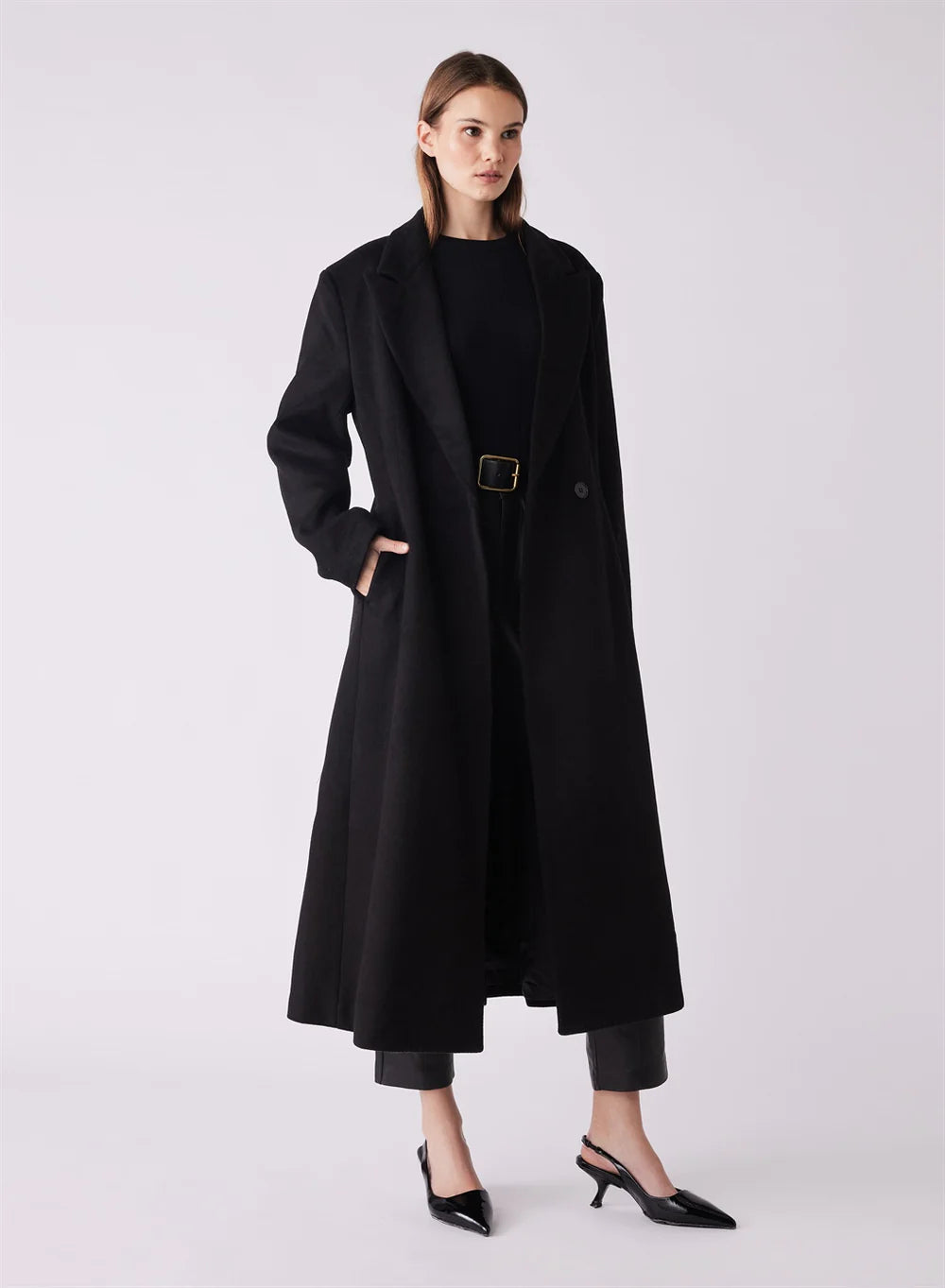 Esmaee Rhythm Coat Black