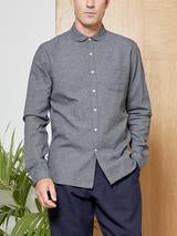 Eton Collar Shirt barnham charcoal