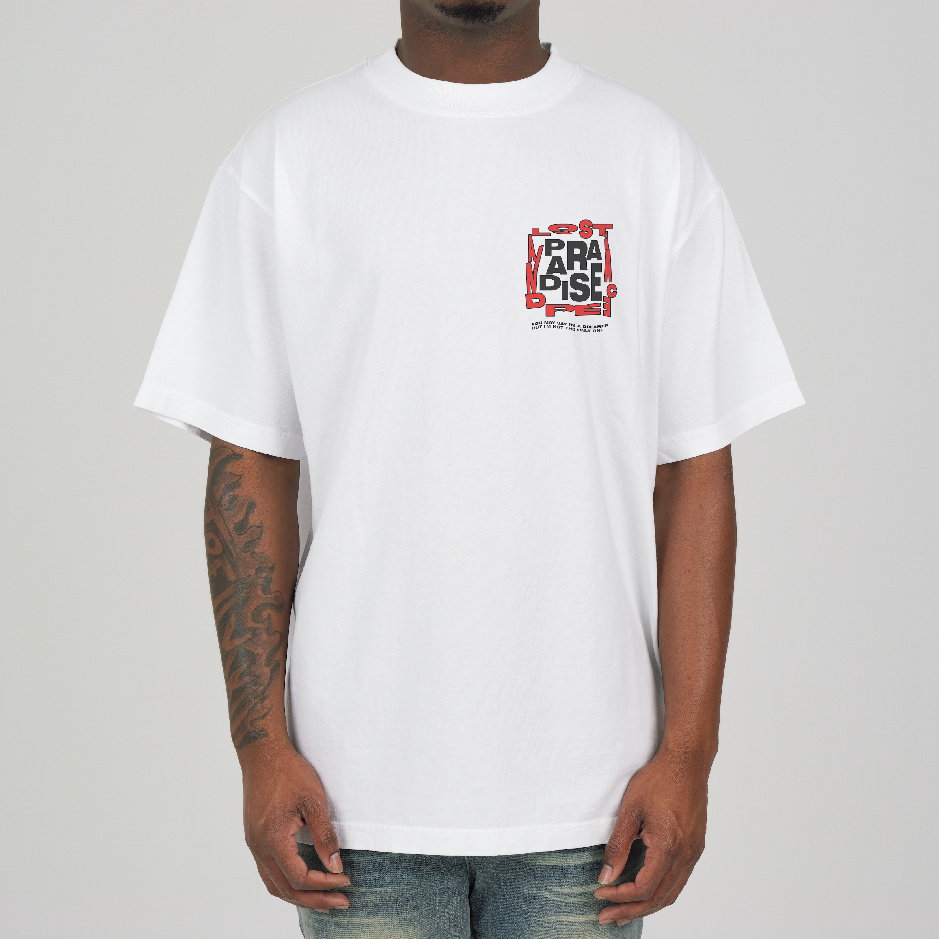 FAMILY TRAIL PREM TEE WHITE