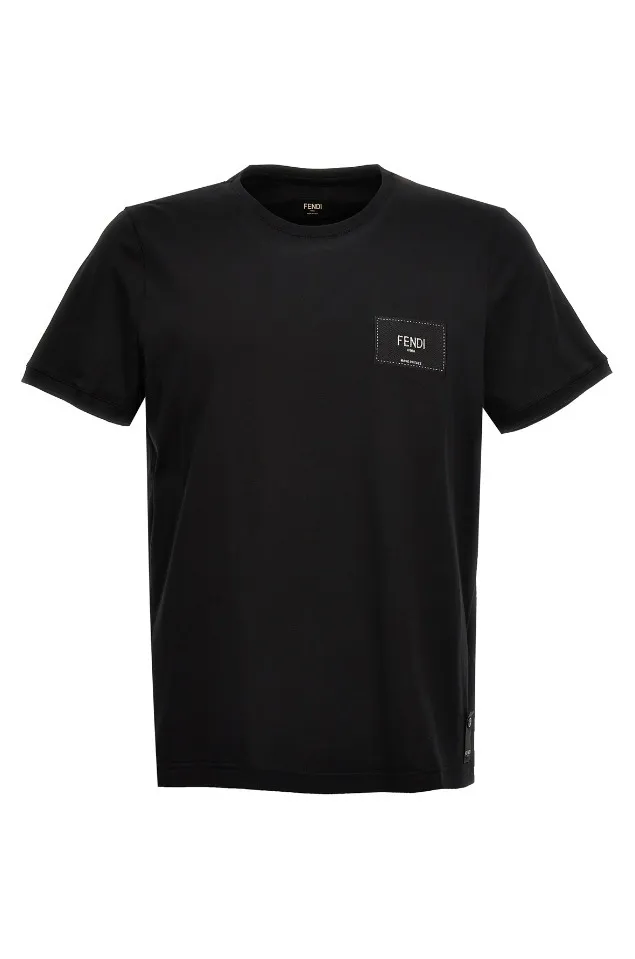 FENDI  |Logo Luxury T-Shirts