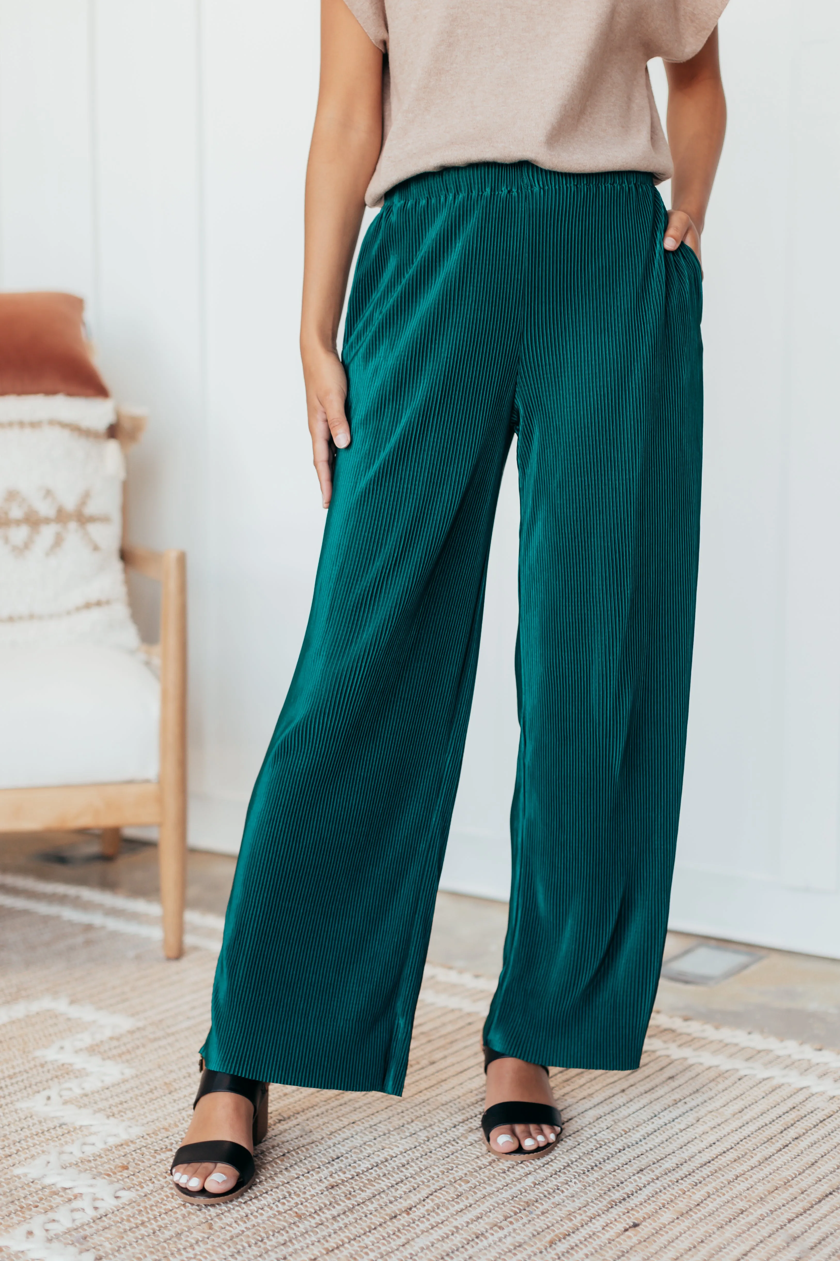 First Love Pleated Pants - 2 Colors