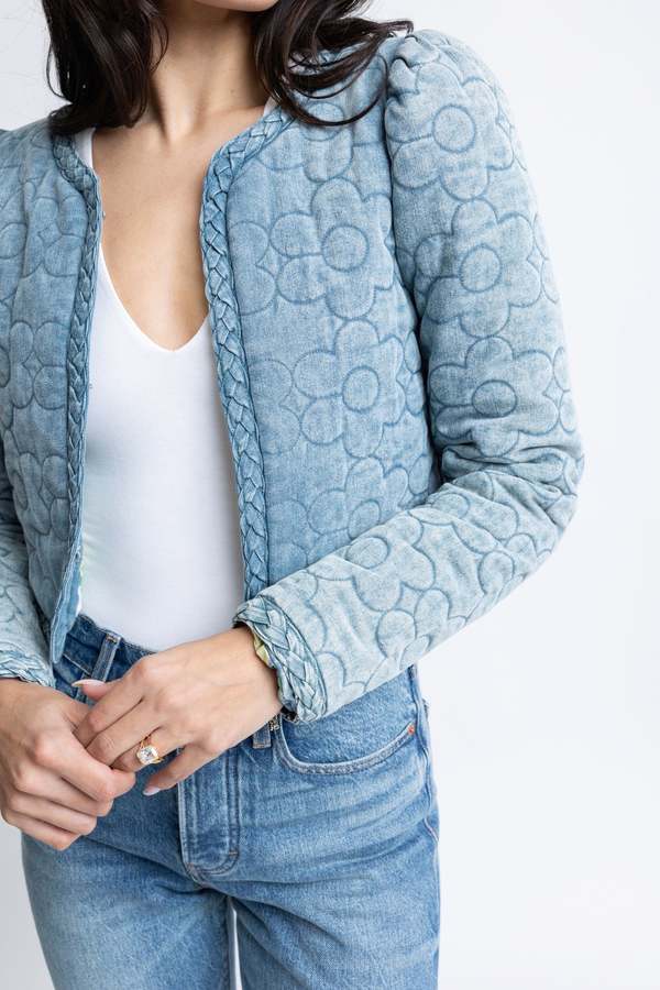 FLORAL STITCH JACKET