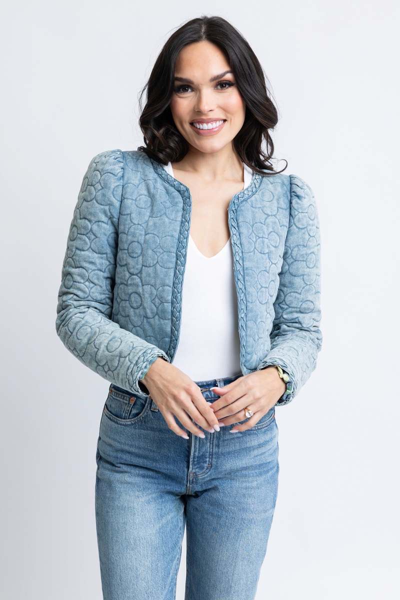 FLORAL STITCH JACKET