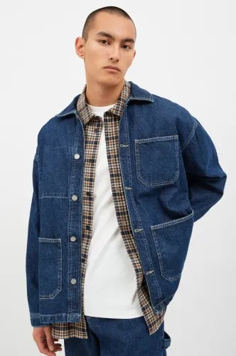 Get the Cool Dr Denim Niko Worker Jacket - Perfect for Retro Vibes!