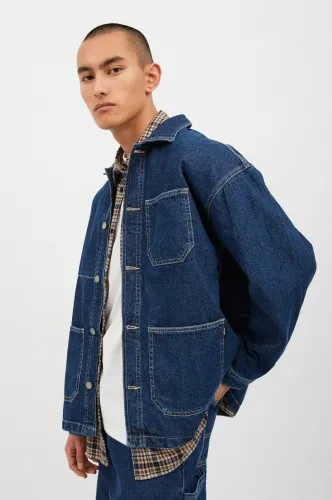 Get the Cool Dr Denim Niko Worker Jacket - Perfect for Retro Vibes!