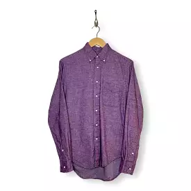 Gitman Brothers Vintage brushed purple chambray