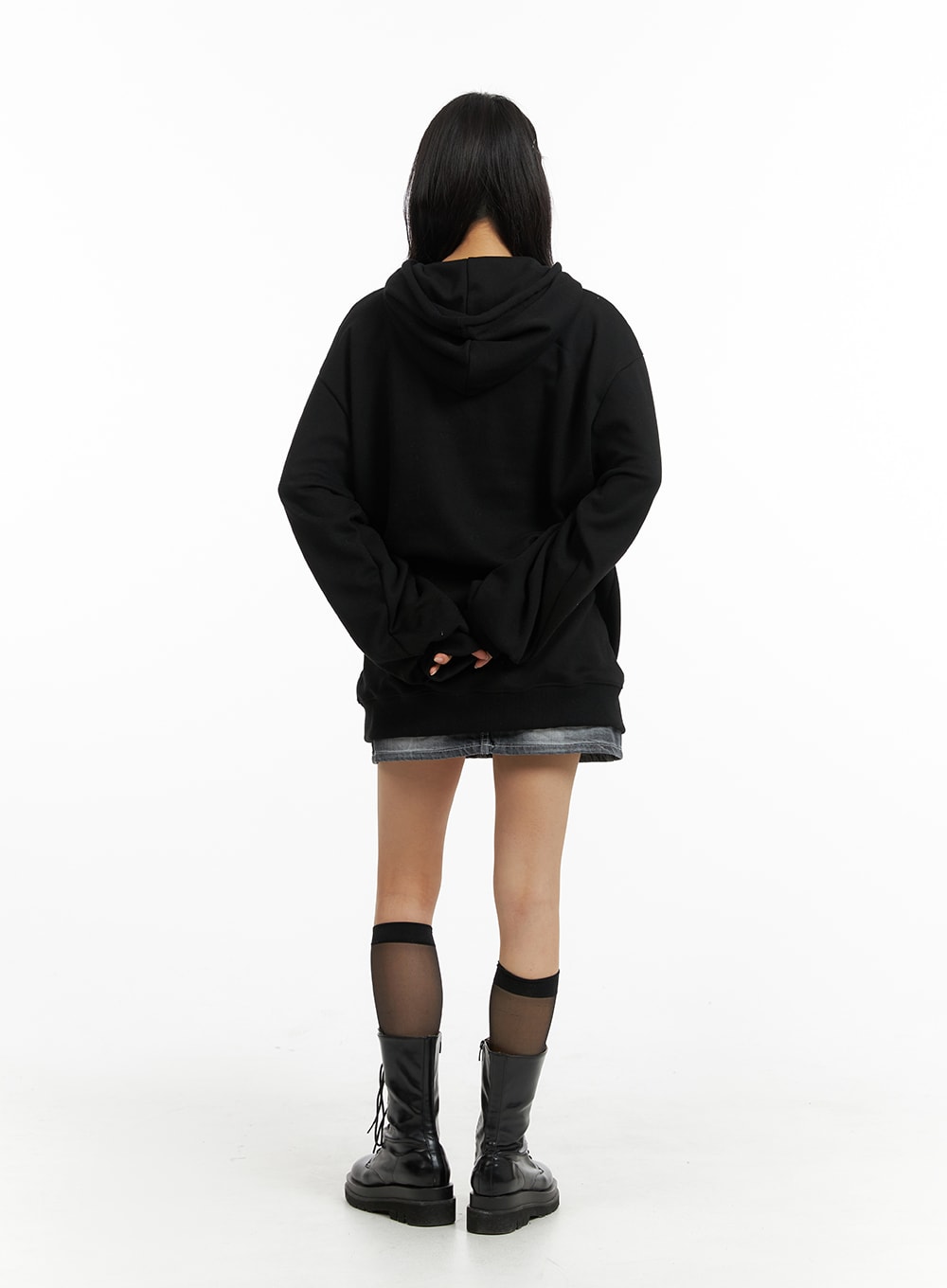 Graphic Oversized Hoodie IM405