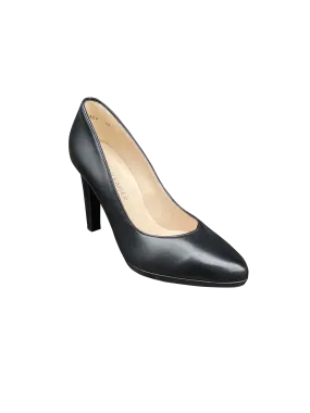 Herdi-Classic Black Leather Heel