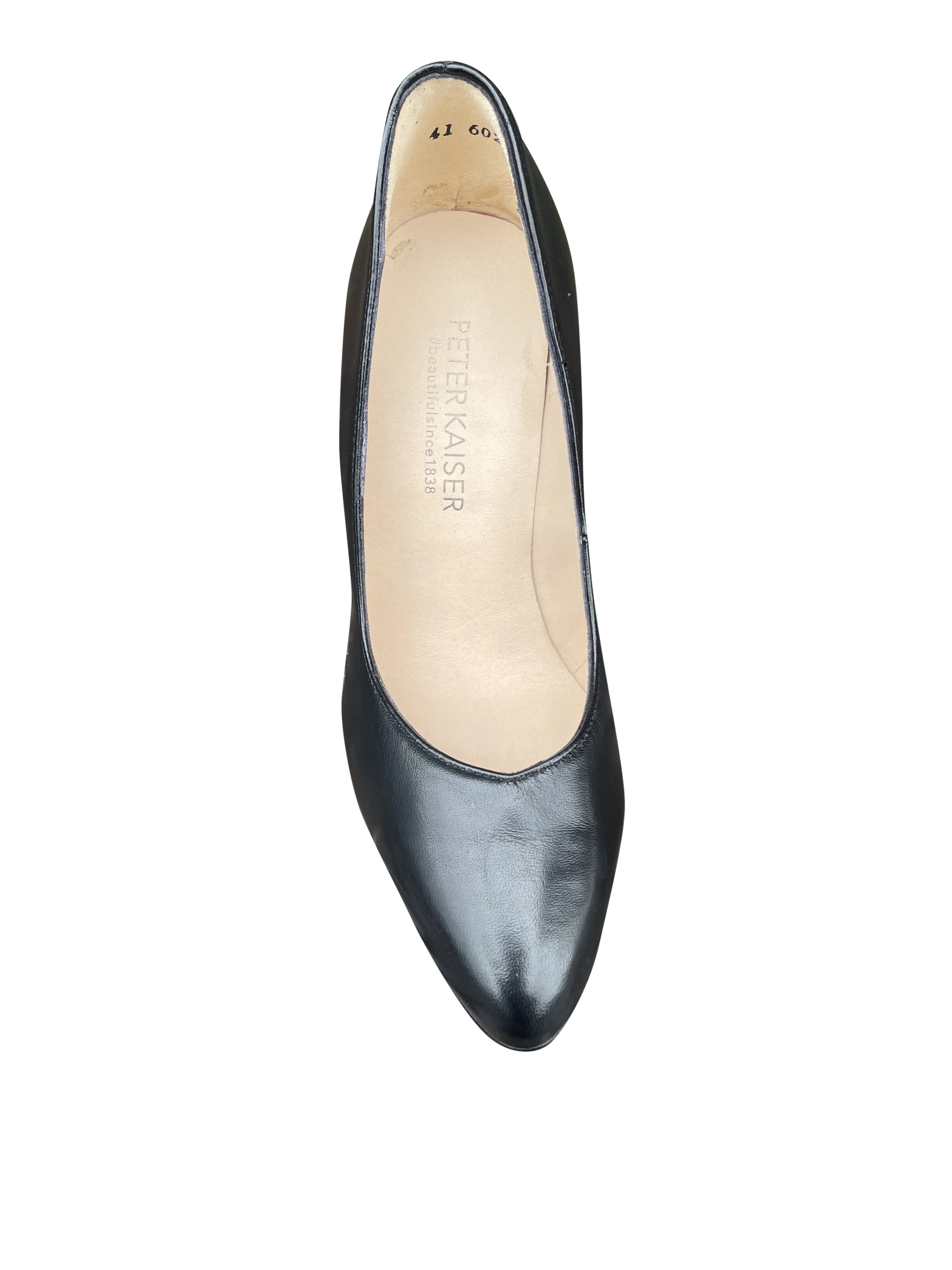 Herdi-Classic Black Leather Heel