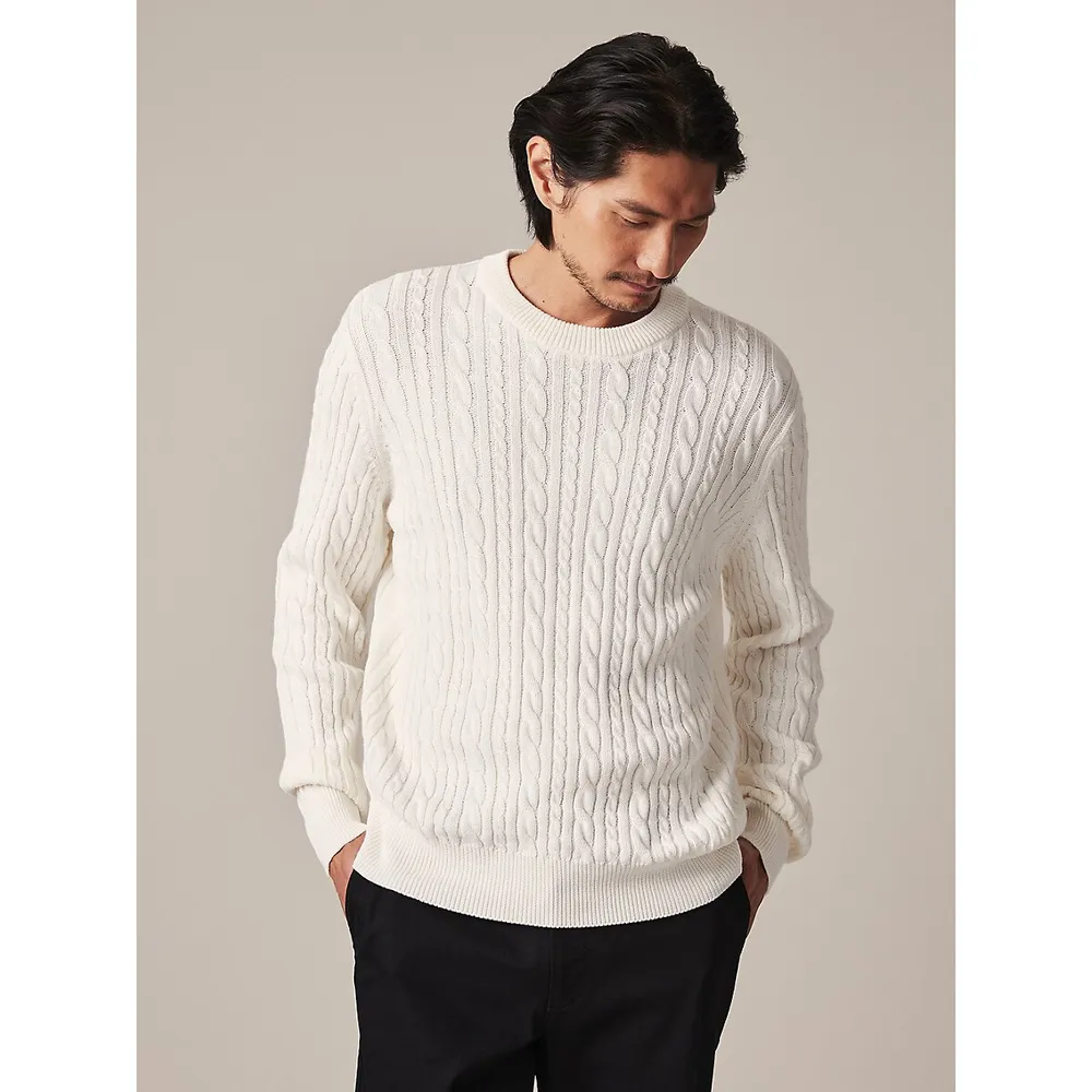 Hudson North Cable Knit Sweater