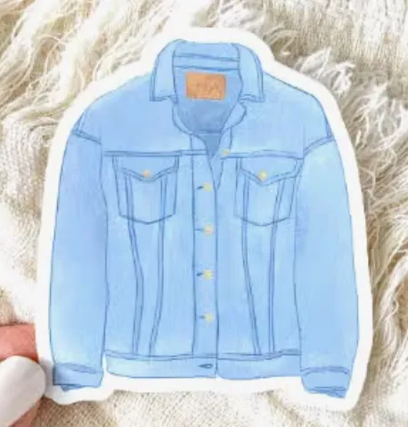 Jean Jacket Sticker