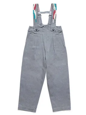 Kapital Heather canvas Ortega overalls pants